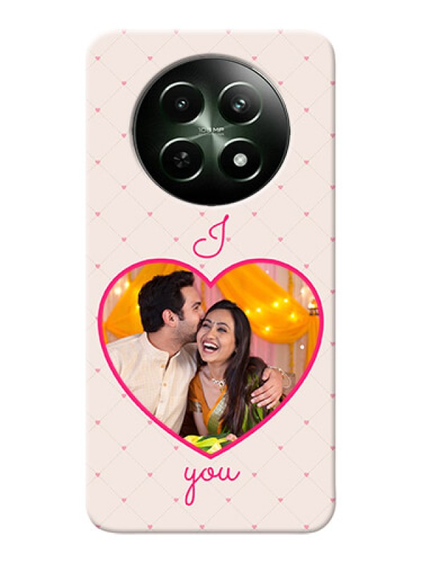 Custom Realme 12 5G Personalized Mobile Covers: Heart Shape Design