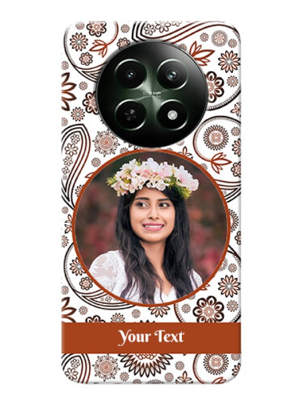 Custom Realme 12 5G phone cases online: Abstract Floral Design