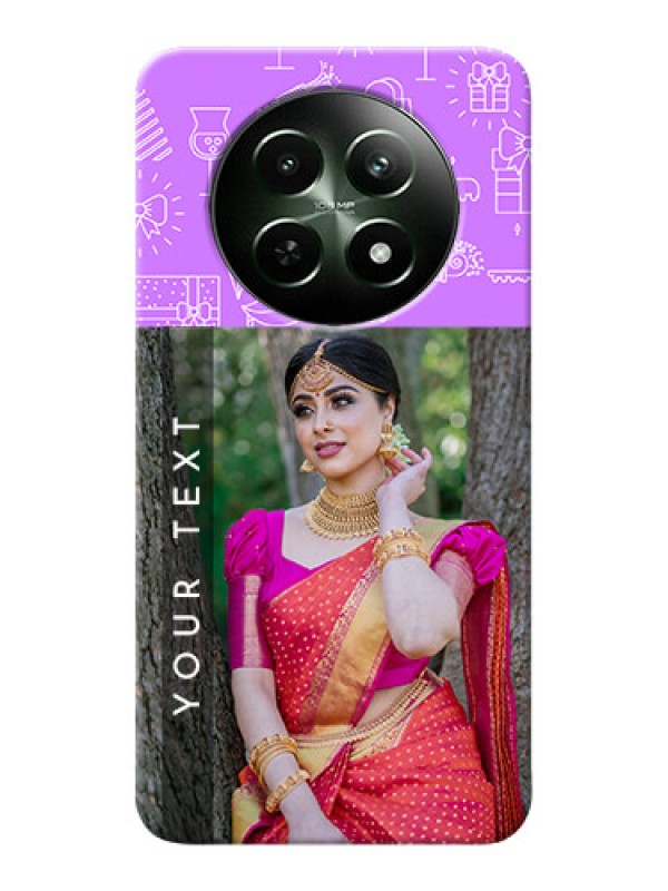 Custom Realme 12 5G Personalized Phone Cases: Birthday Icons Design