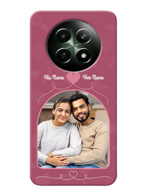 Custom Realme 12 5G mobile phone covers: Love Floral Design