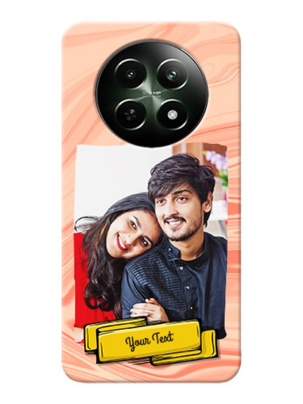 Custom Realme 12 5G Customized Phone Cases: Marble Texture Design