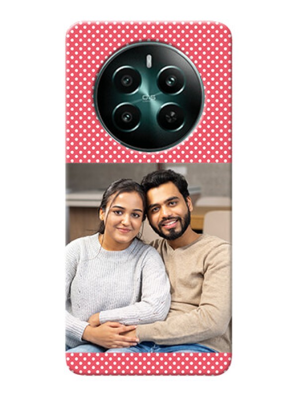 Custom Realme 12 Plus 5G Custom Mobile Case with White Dotted Design