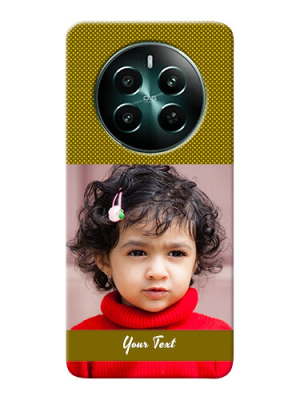 Custom Realme 12 Plus 5G custom mobile back covers: Simple Green Color Design