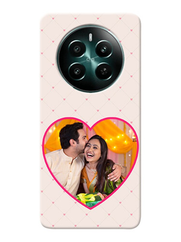 Custom Realme 12 Plus 5G Personalized Mobile Covers: Heart Shape Design