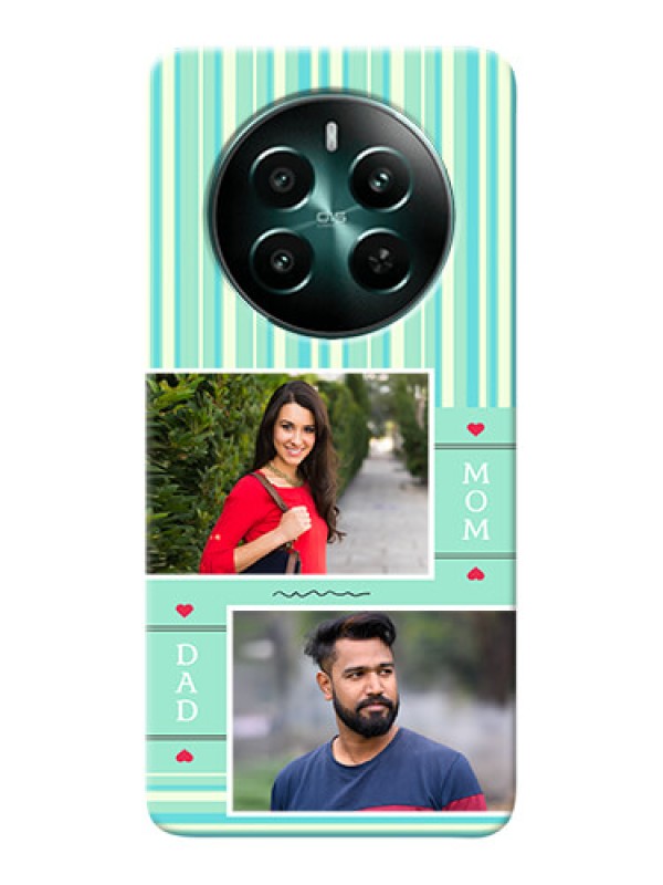 Custom Realme 12 Plus 5G custom mobile phone covers: Mom And Dad Pic Design