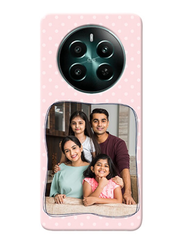 Custom Realme 12 Plus 5G Personalized Phone Cases: Family with Dots Design