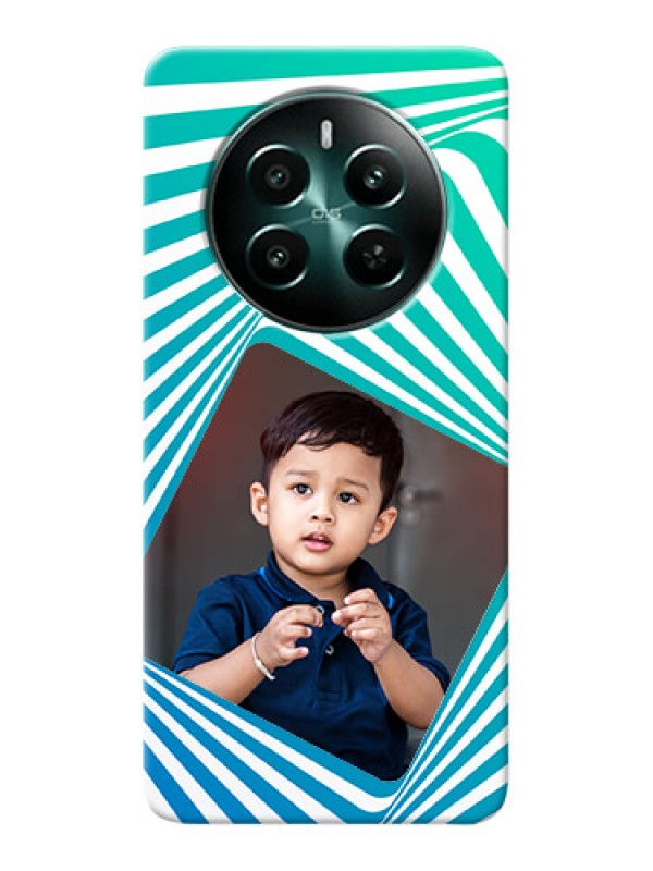 Custom Realme 12 Plus 5G Personalised Mobile Covers: Abstract Spiral Design
