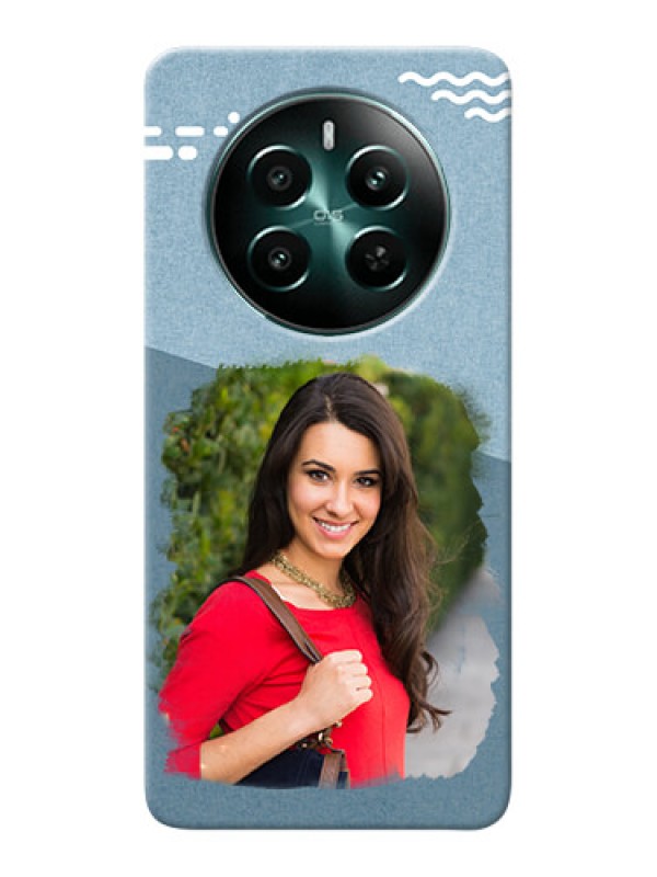 Custom Realme 12 Plus 5G custom mobile phone covers: Grunge Line Art Design