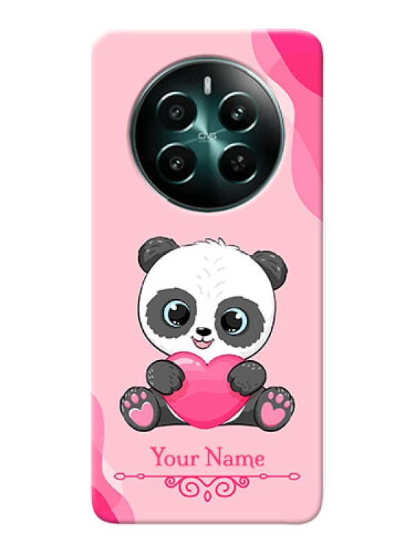 Custom Realme 12 Plus 5G Custom Mobile Case with Cute Panda Design