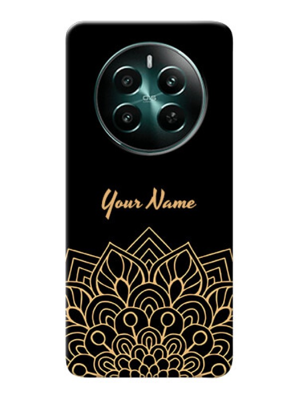 Custom Realme 12 Plus 5G Custom Phone Case with Golden mandala Design