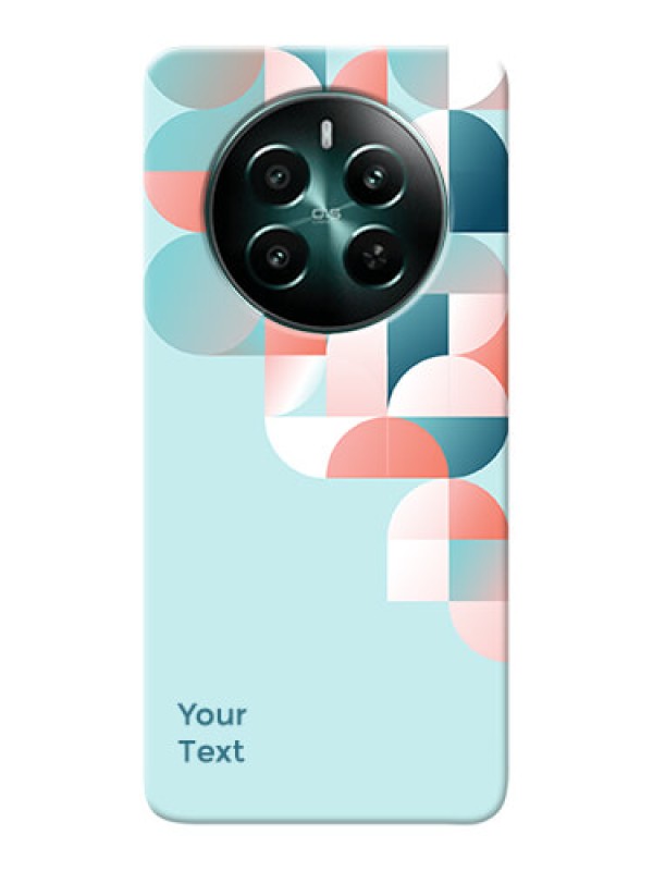 Custom Realme 12 Plus 5G Custom Phone Case with Stylish Semicircle Pattern Design