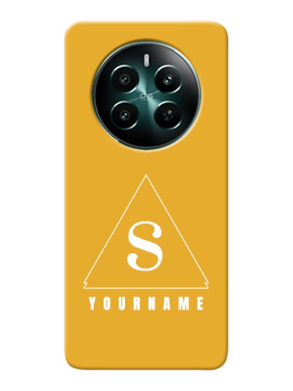 Custom Realme 12 Plus 5G Personalized Phone Case with simple triangle Design