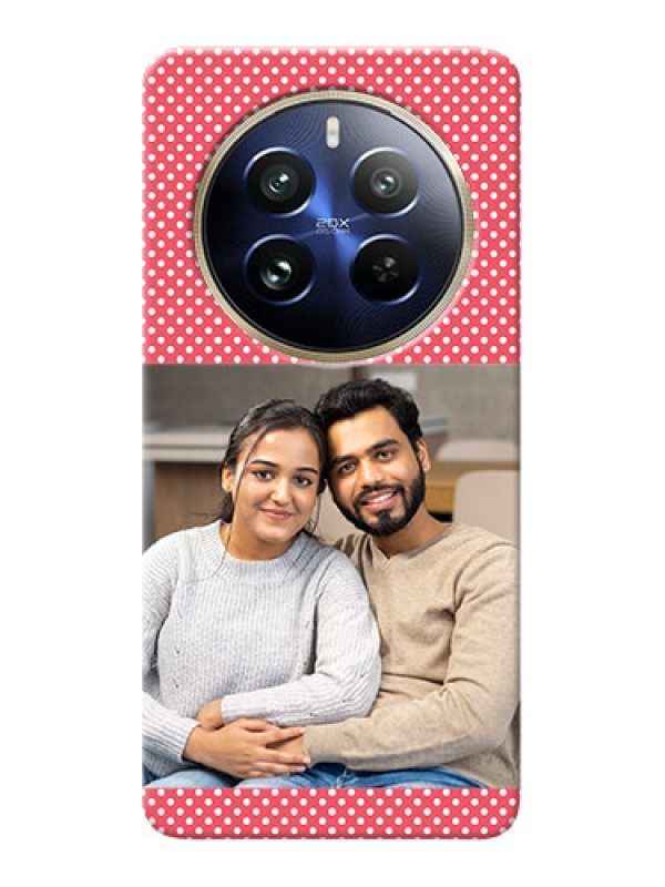 Custom Realme 12 Pro 5G Custom Mobile Case with White Dotted Design