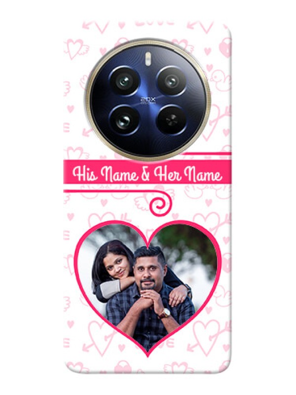 Custom Realme 12 Pro 5G Personalized Phone Cases: Heart Shape Love Design