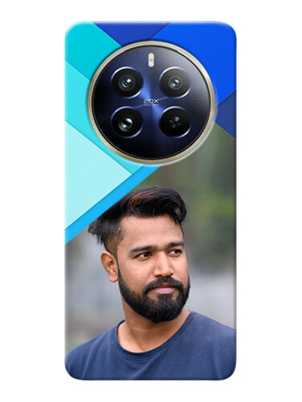 Custom Realme 12 Pro 5G Phone Cases Online: Blue Abstract Cover Design