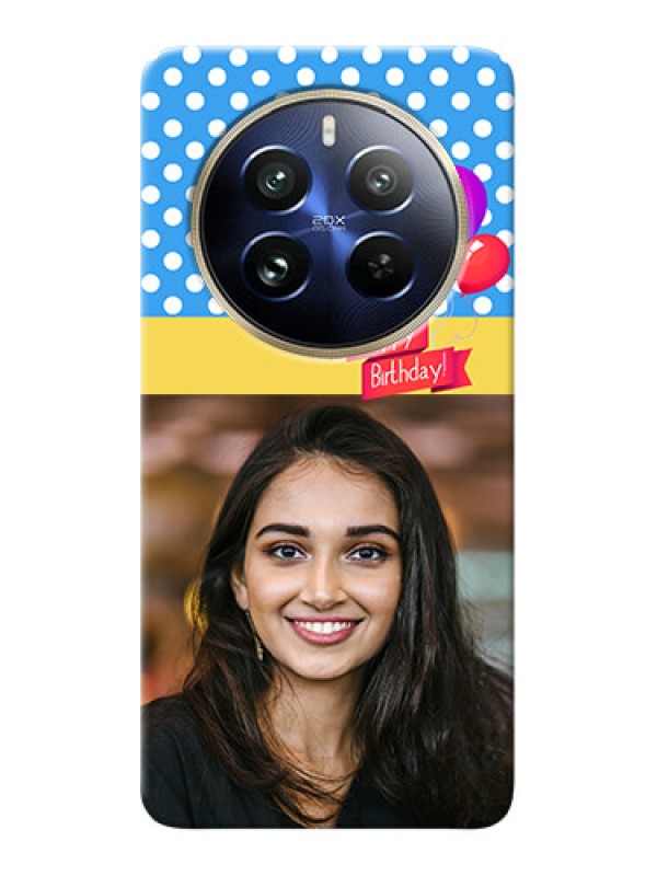 Custom Realme 12 Pro 5G custom mobile back covers: Happy Birthday Design
