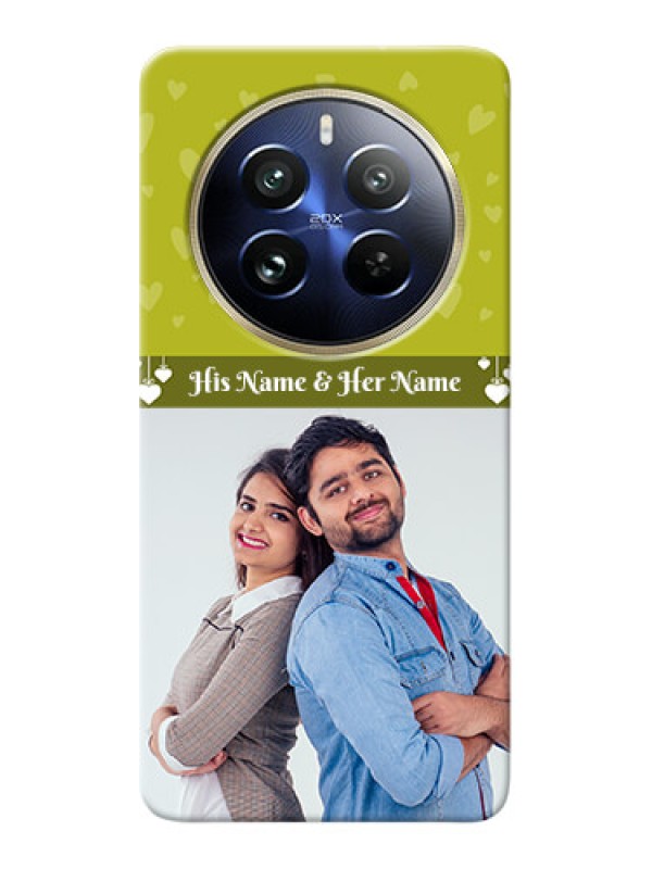 Custom Realme 12 Pro 5G custom mobile covers: You & Me Heart Design
