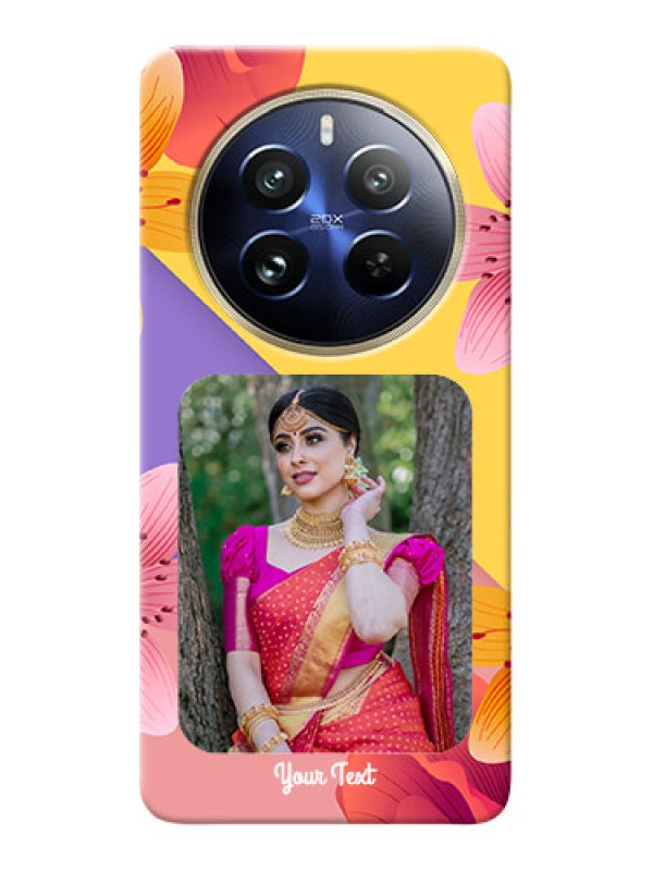 Custom Realme 12 Pro 5G Mobile Covers: 3 Image With Vintage Floral Design