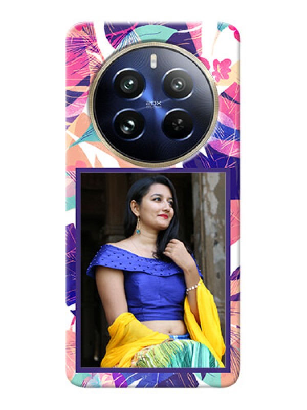 Custom Realme 12 Pro 5G Personalised Phone Cases: Abstract Floral Design