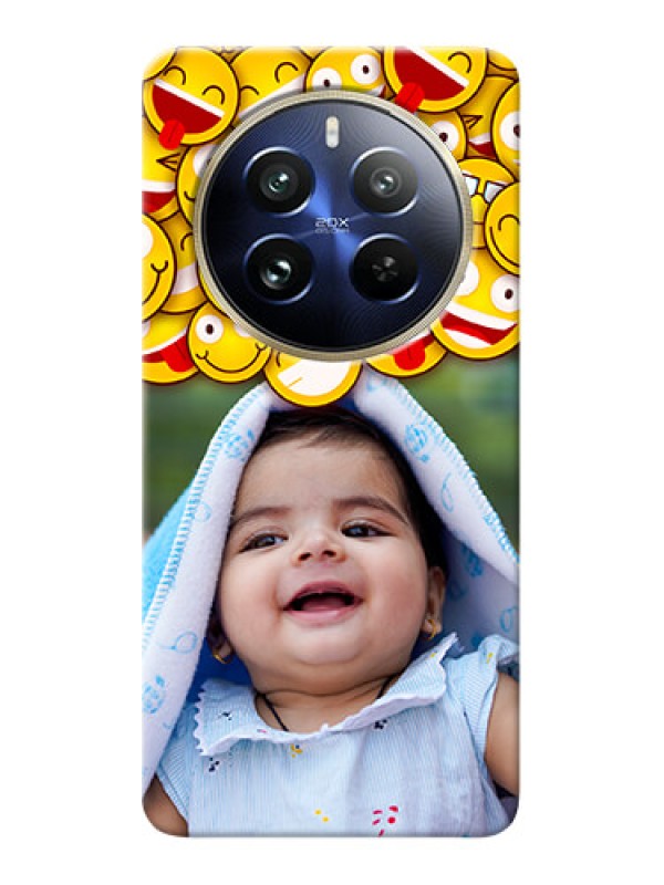 Custom Realme 12 Pro 5G Custom Phone Cases with Smiley Emoji Design