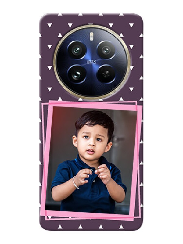 Custom Realme 12 Pro 5G Phone Cases: Triangle Pattern Dotted Design