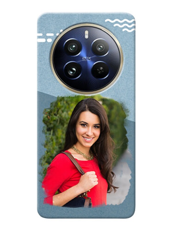 Custom Realme 12 Pro 5G custom mobile phone covers: Grunge Line Art Design