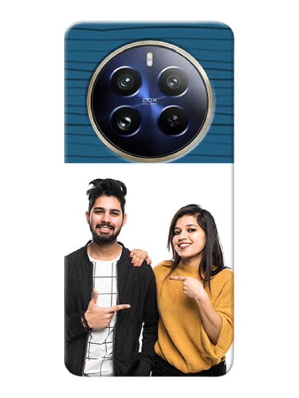 Custom Realme 12 Pro Plus 5G Custom Phone Cases: Blue Pattern Cover Design