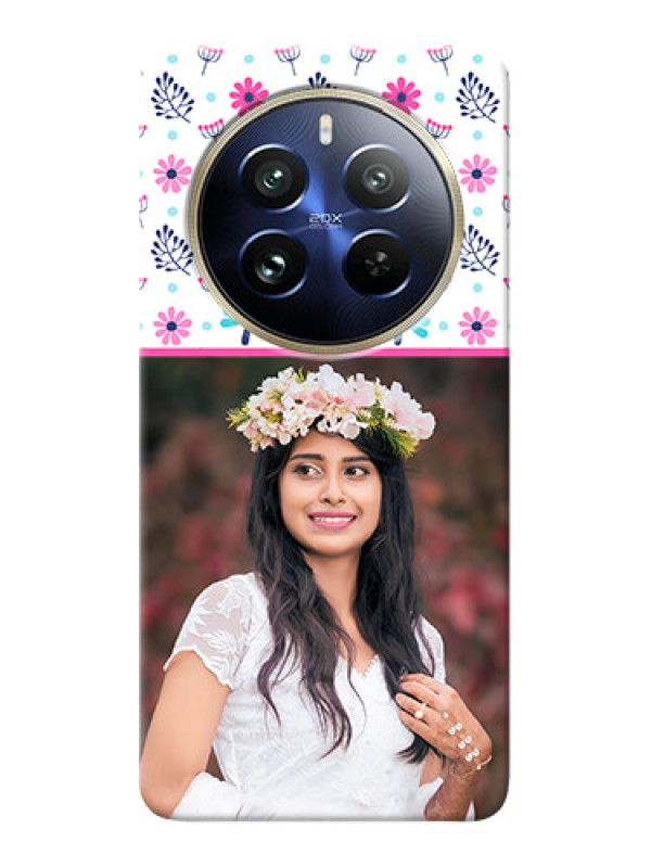 Custom Realme 12 Pro Plus 5G Mobile Covers: Colorful Flower Design