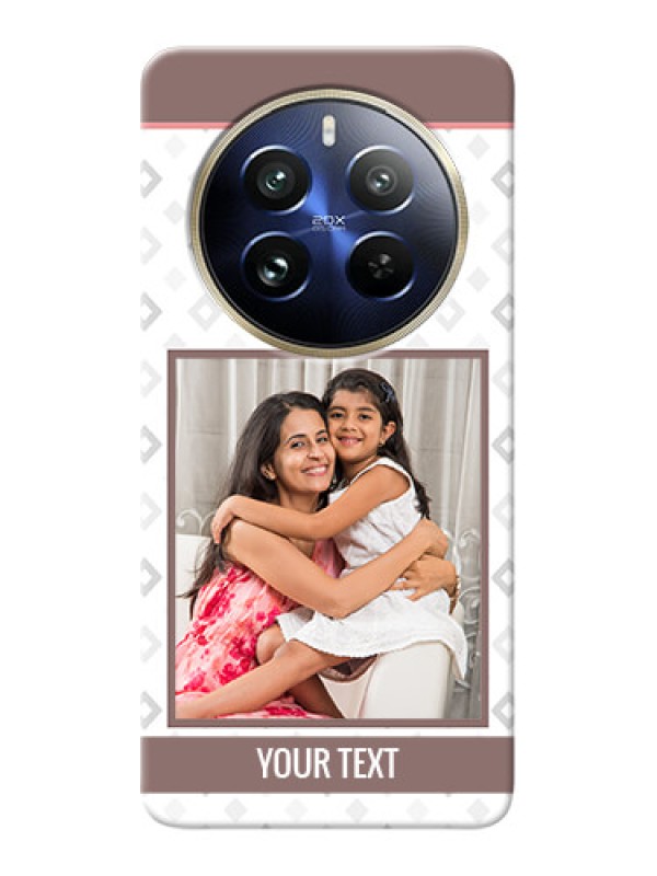 Custom Realme 12 Pro Plus 5G custom back covers: Simple Diamond Design