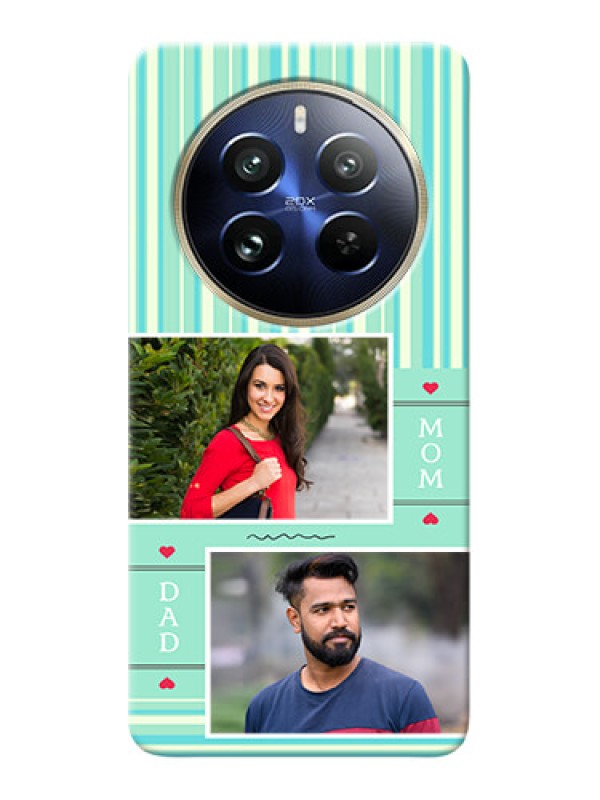 Custom Realme 12 Pro Plus 5G custom mobile phone covers: Mom & Dad Pic Design