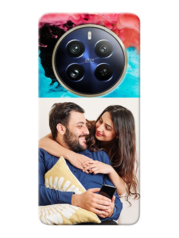 Custom Realme 12 Pro Plus 5G Mobile Cases: Quote with Acrylic Painting Design