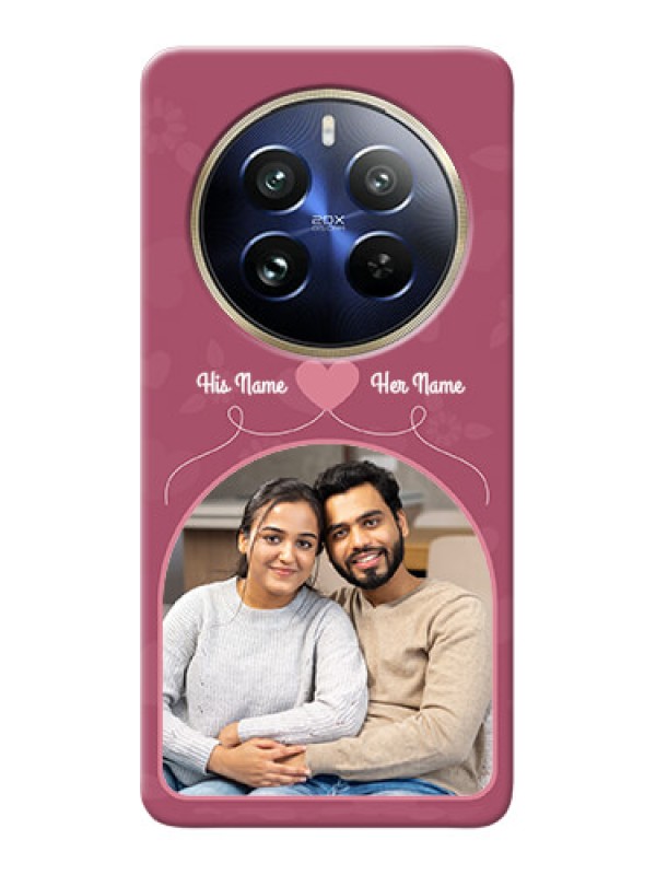 Custom Realme 12 Pro Plus 5G mobile phone covers: Love Floral Design