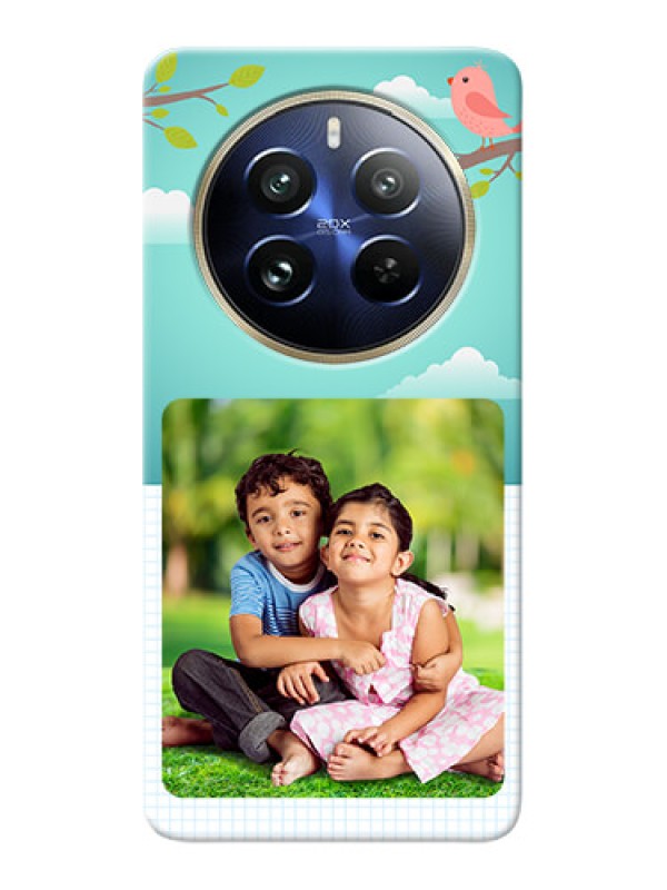 Custom Realme 12 Pro Plus 5G phone cases online: Doodle love Design