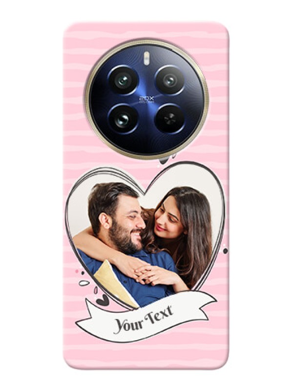 Custom Realme 12 Pro Plus 5G custom mobile phone covers: Vintage Heart Design