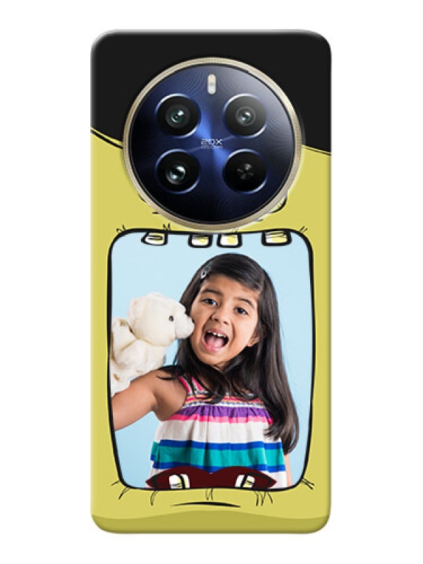 Custom Realme 12 Pro Plus 5G Mobile Covers: Cartoon monster back case Design