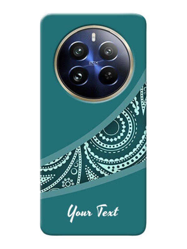 Custom Realme 12 Pro Plus 5G Photo Printing on Case with semi visible floral Design