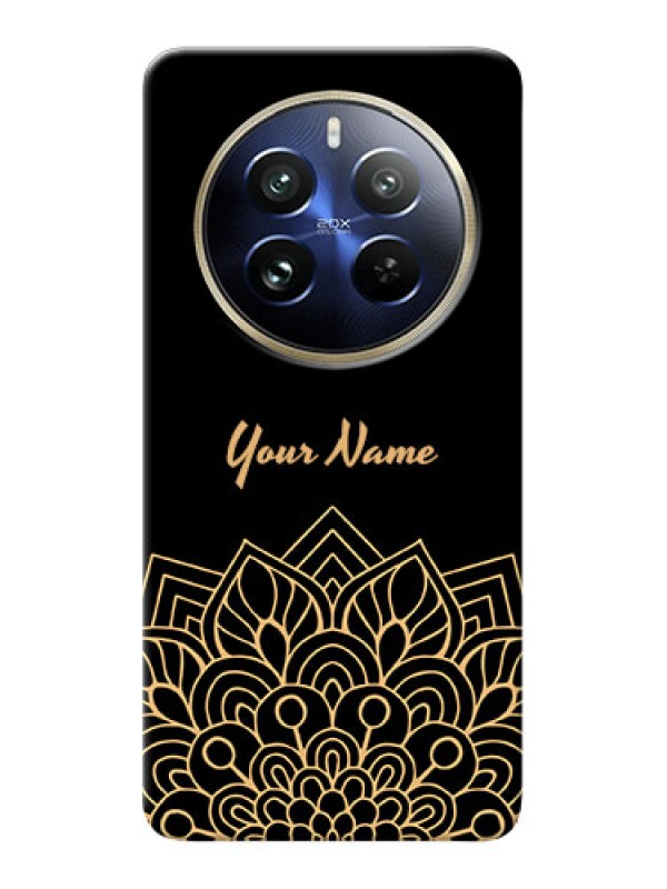 Custom Realme 12 Pro Plus 5G Custom Phone Case with Golden mandala Design