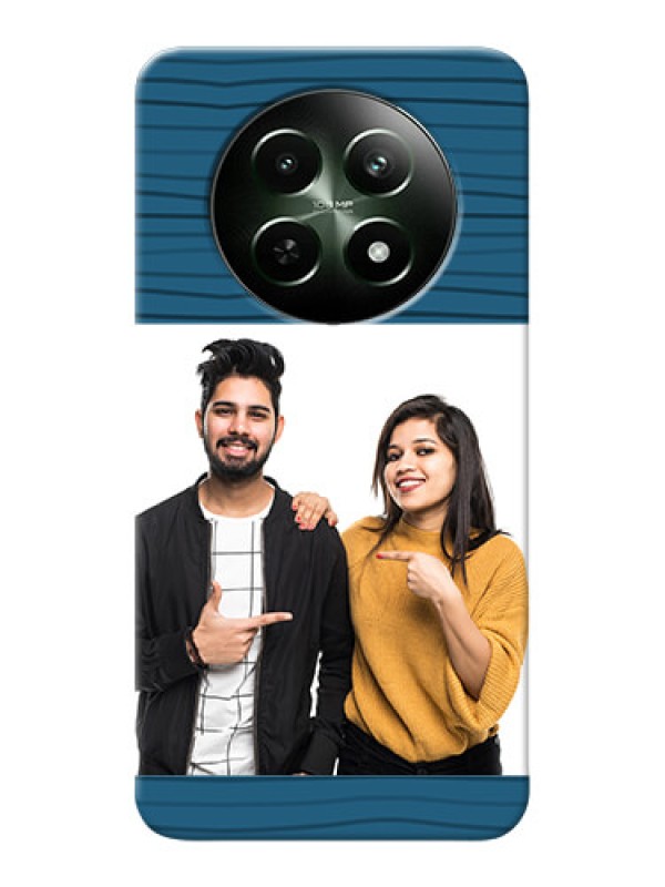 Custom Realme 12X 5G Custom Phone Cases: Blue Pattern Cover Design