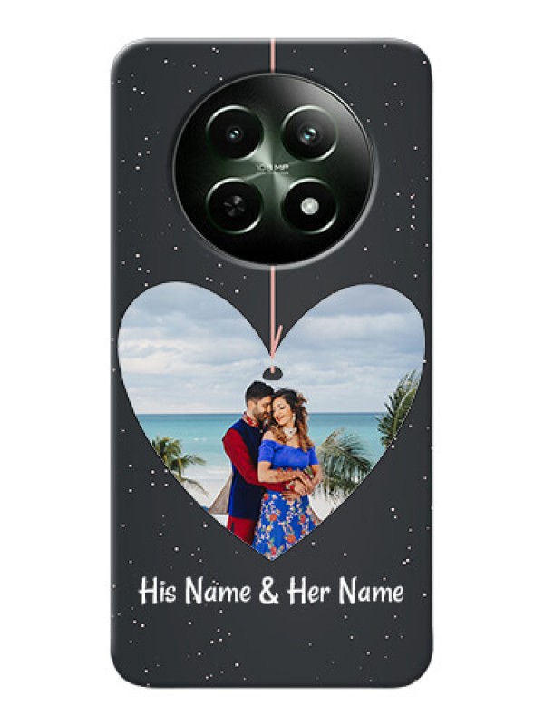 Custom Realme 12X 5G custom phone cases: Hanging Heart Design
