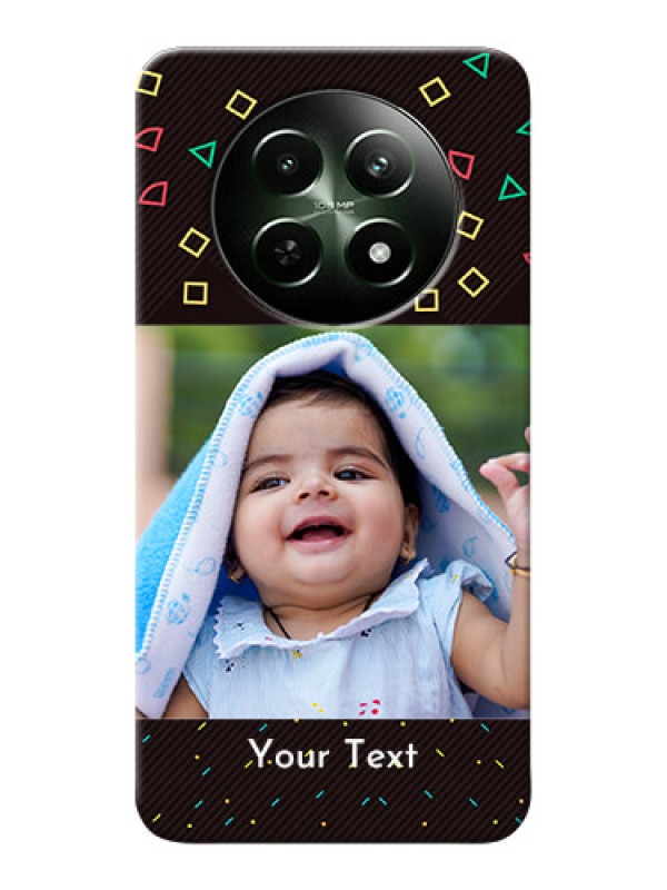 Custom Realme 12X 5G custom mobile cases with confetti birthday design