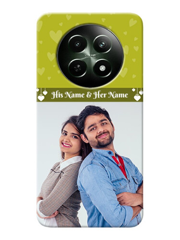 Custom Realme 12X 5G custom mobile covers: You & Me Heart Design