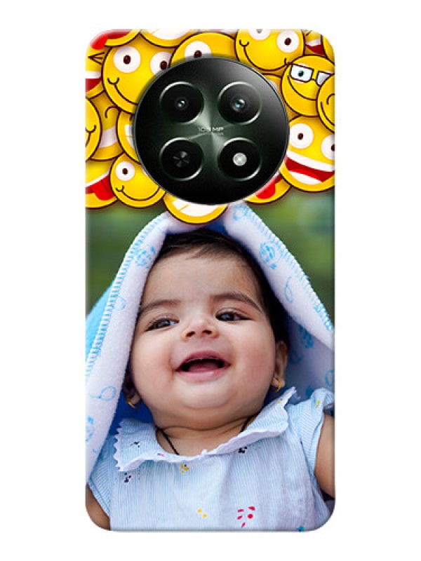Custom Realme 12X 5G Custom Phone Cases with Smiley Emoji Design