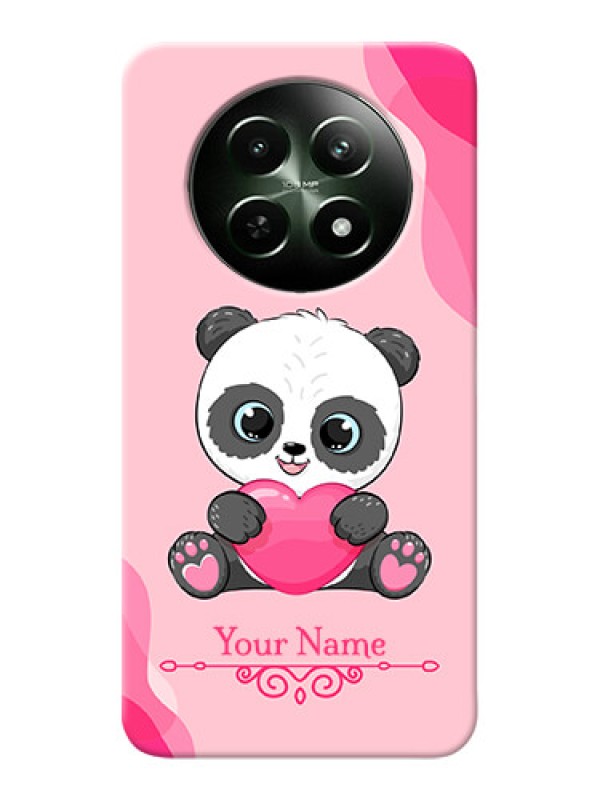 Custom Realme 12X 5G Custom Mobile Case with Cute Panda Design