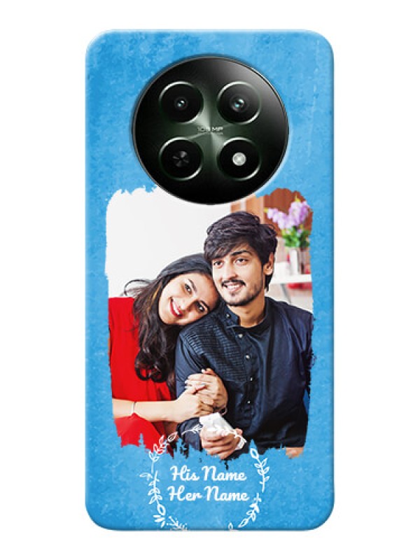 Custom Realme 13 5G custom mobile cases: Blue Color Vintage Design