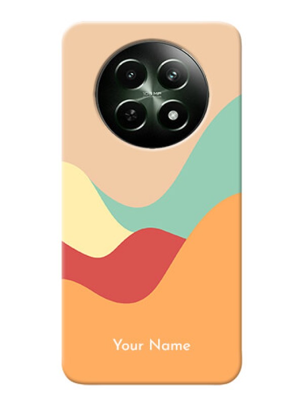 Custom Realme 13 5G Personalized Phone Case with Ocean Waves Multicolour Design