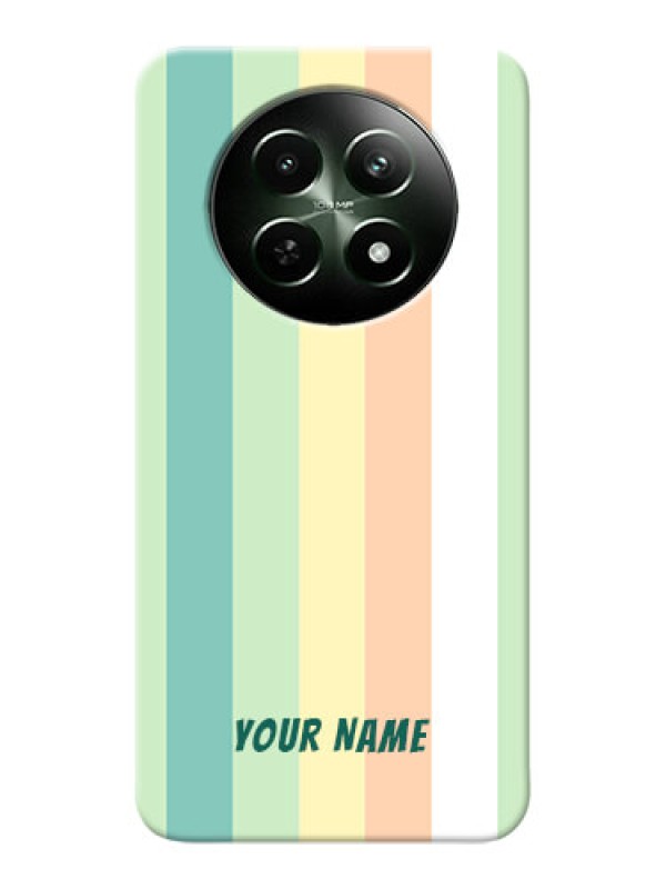 Custom Realme 13 5G Photo Printing on Case with Multicolour Stripes Design