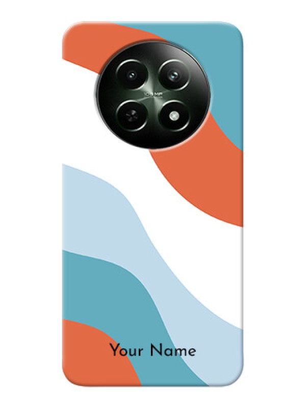 Custom Realme 13 5G Custom Mobile Case with coloured Waves Design