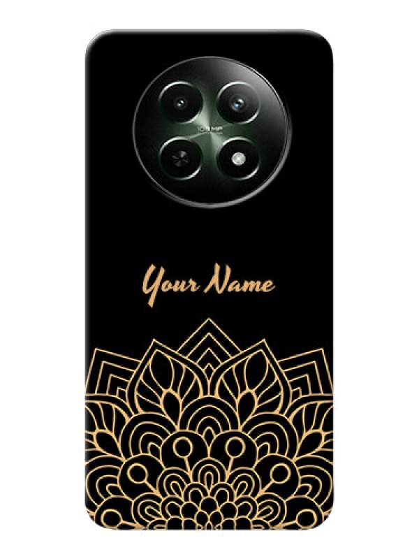 Custom Realme 13 5G Custom Phone Case with Golden mandala Design