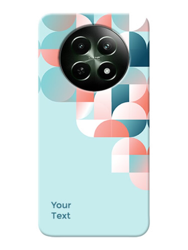 Custom Realme 13 5G Custom Phone Case with Stylish Semicircle Pattern Design