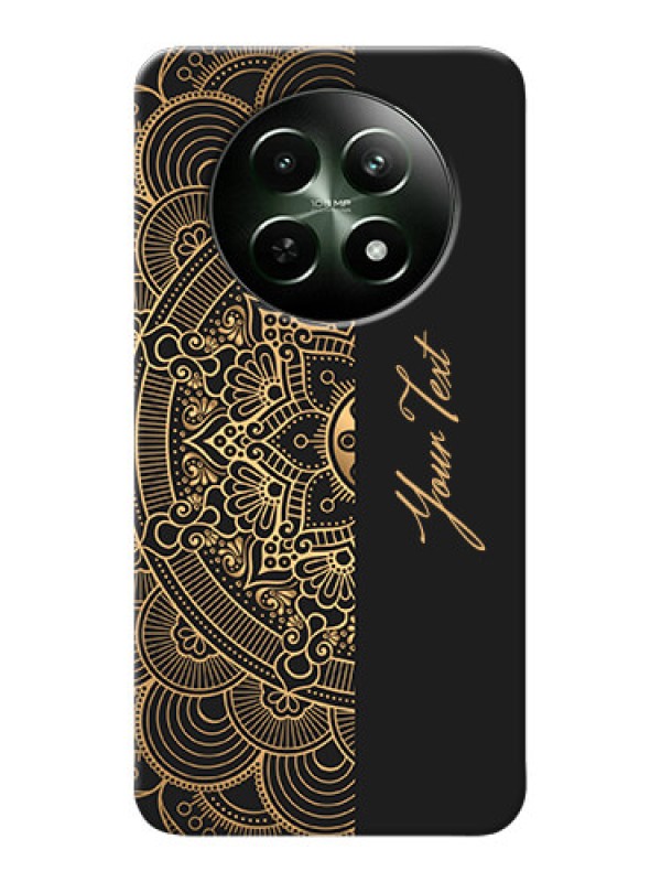 Custom Realme 13 5G Photo Printing on Case with Mandala art with custom text Design